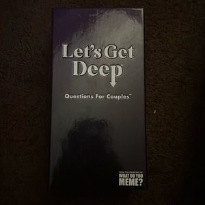 let’s get deep, used once